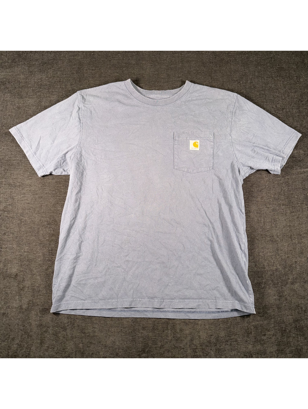 Carhartt Loose Fit Pocket T-Shirt in Navy Blue, Size Large